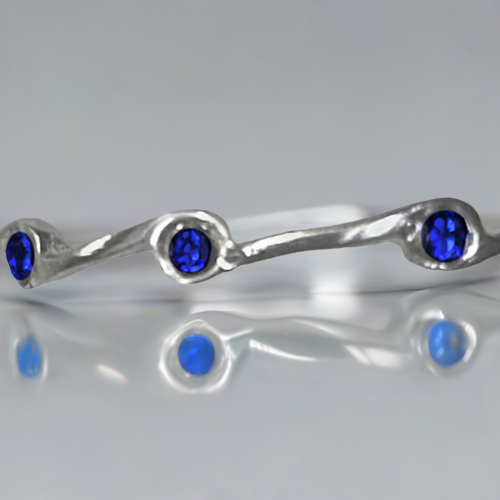 Sapphire Birthstone Stacker Ring by The Urban Charm