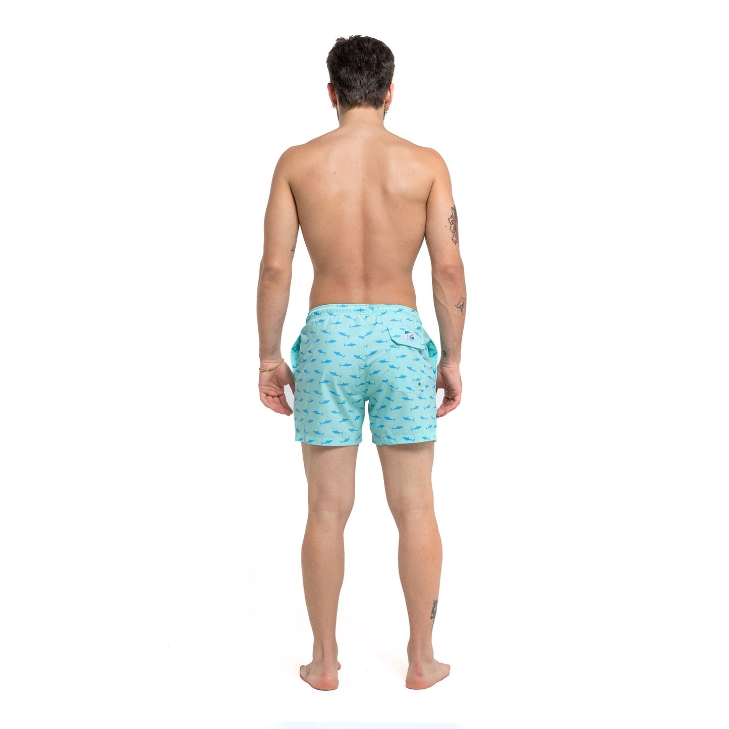 Great White - 5" Swim Trunks by Bermies