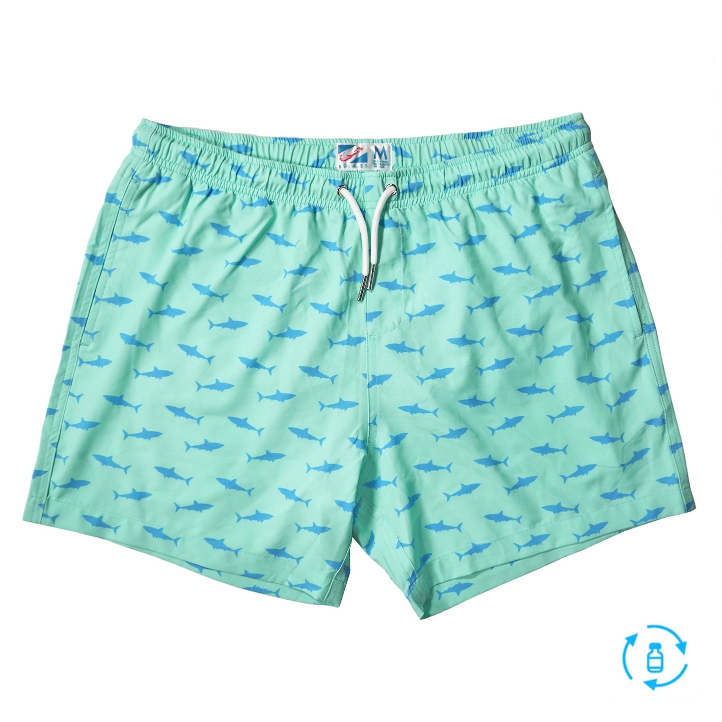 Great White - 5" Swim Trunks by Bermies