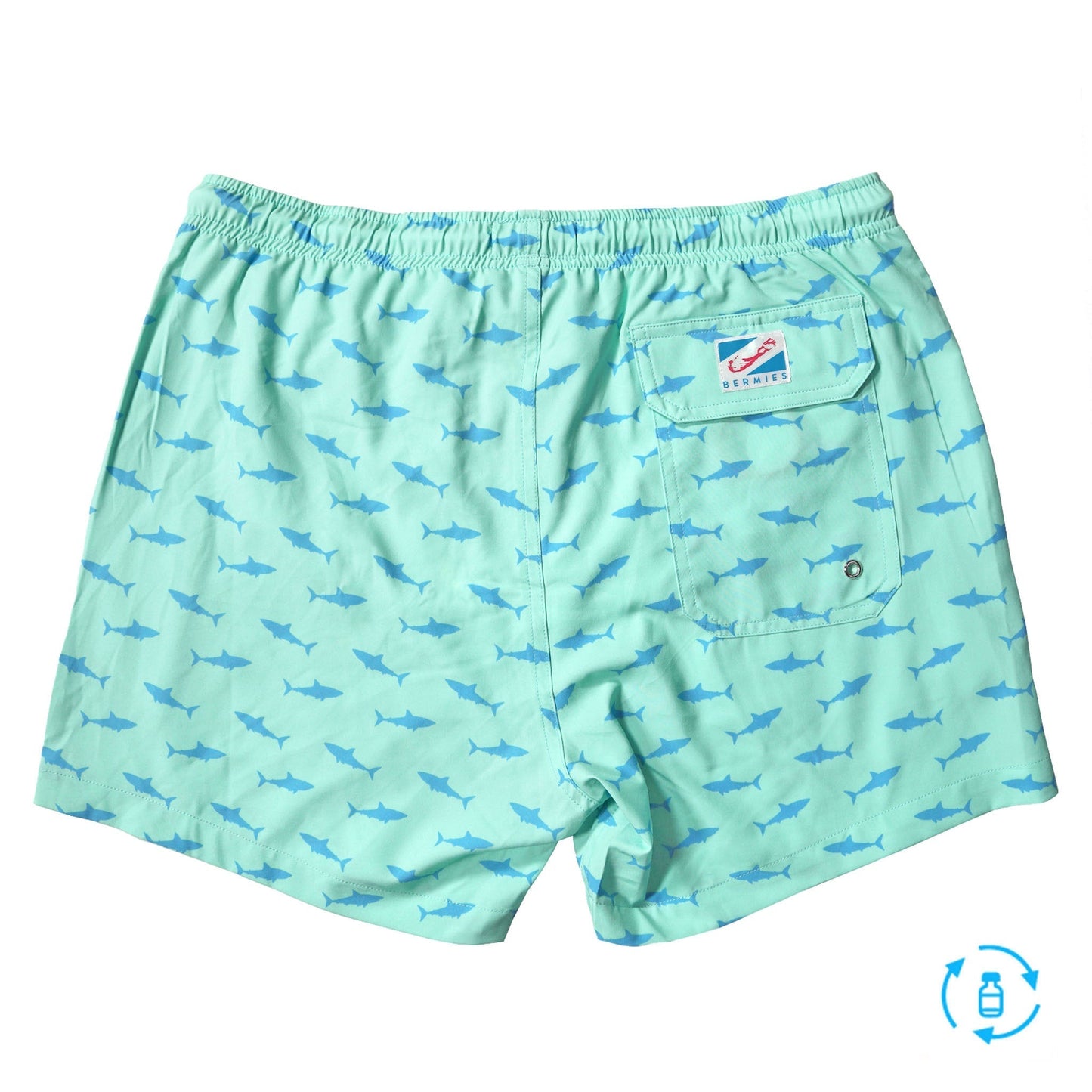 Great White - 5" Swim Trunks by Bermies