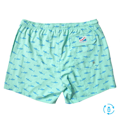 Great White - 5" Swim Trunks by Bermies