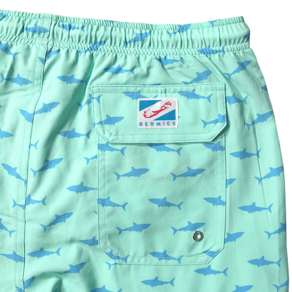 Great White - 5" Swim Trunks by Bermies