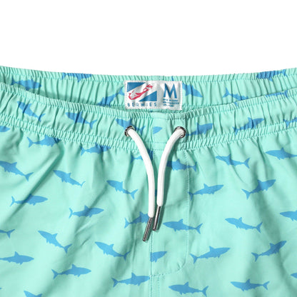 Great White - 5" Swim Trunks by Bermies