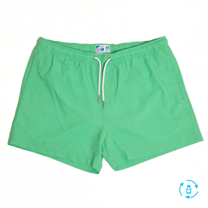 Green Blue Pocket - 3.5" Swim Trunks by Bermies