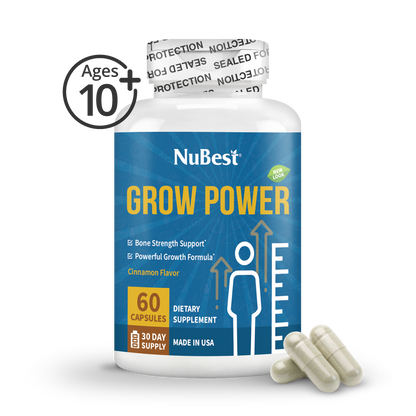 Grow Power, For Children & Teens, 60 Capsules by NuBest Nutrition®