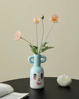 Hand-painted Whimsical Quirky Cute Dual-handle Vases