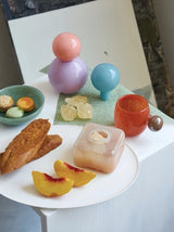 Handblown Bonbon Decorative Jar, Dopamine Decor, Whimsical Diffuser Bottles