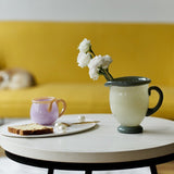 Handblown Bonbon Jug, Whimsical Pitcher, Dopamine Carafe, Glass Pourer