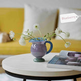 Handblown Bonbon Jug, Whimsical Pitcher, Dopamine Carafe, Glass Pourer