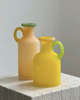 Handblown Bonbon Whimsical Pitcher Vase, Eclectic Table Setting Centrepieces