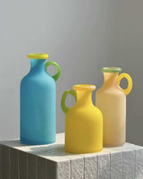 Handblown Bonbon Whimsical Pitcher Vase, Eclectic Table Setting Centrepieces