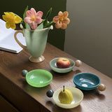 Handblown Bonbon Whimsical Salad Cereal Bowl, Eclectic Decorative Bowl