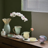 Handblown Bonbon Whimsical Salad Cereal Bowl, Eclectic Decorative Bowl