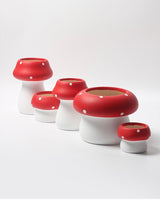 Handmade Cute Whimsical Ceramic Mushrrom Plant Flower Pot for Indoor / Outddor