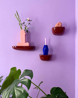 Handmade Memphis Ceramic Dick Vase | Decorative Shiva Flower Vase