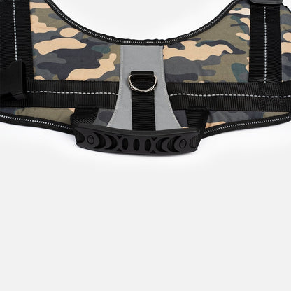 Heavy Duty Harness Camo Green