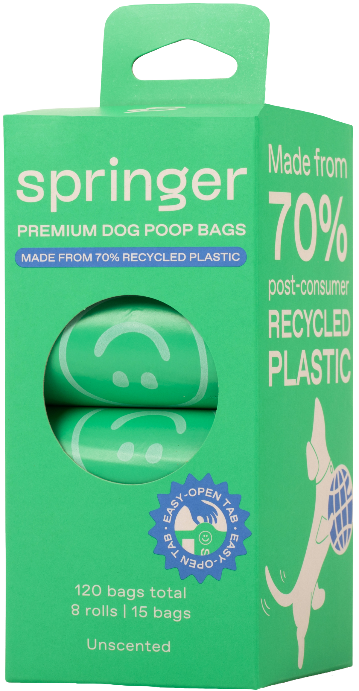 120 Premium Dog Poop Bags - 8 Rolls