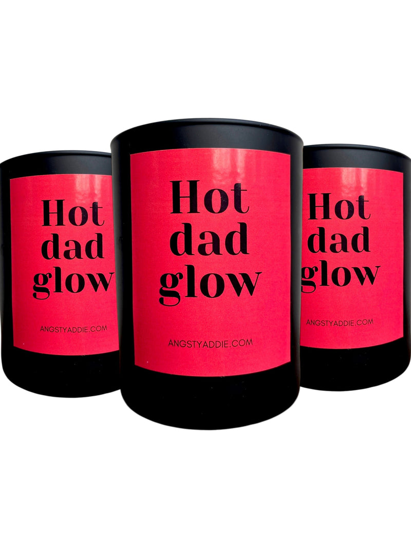Hot Dad Glow candle by Angsty Addie