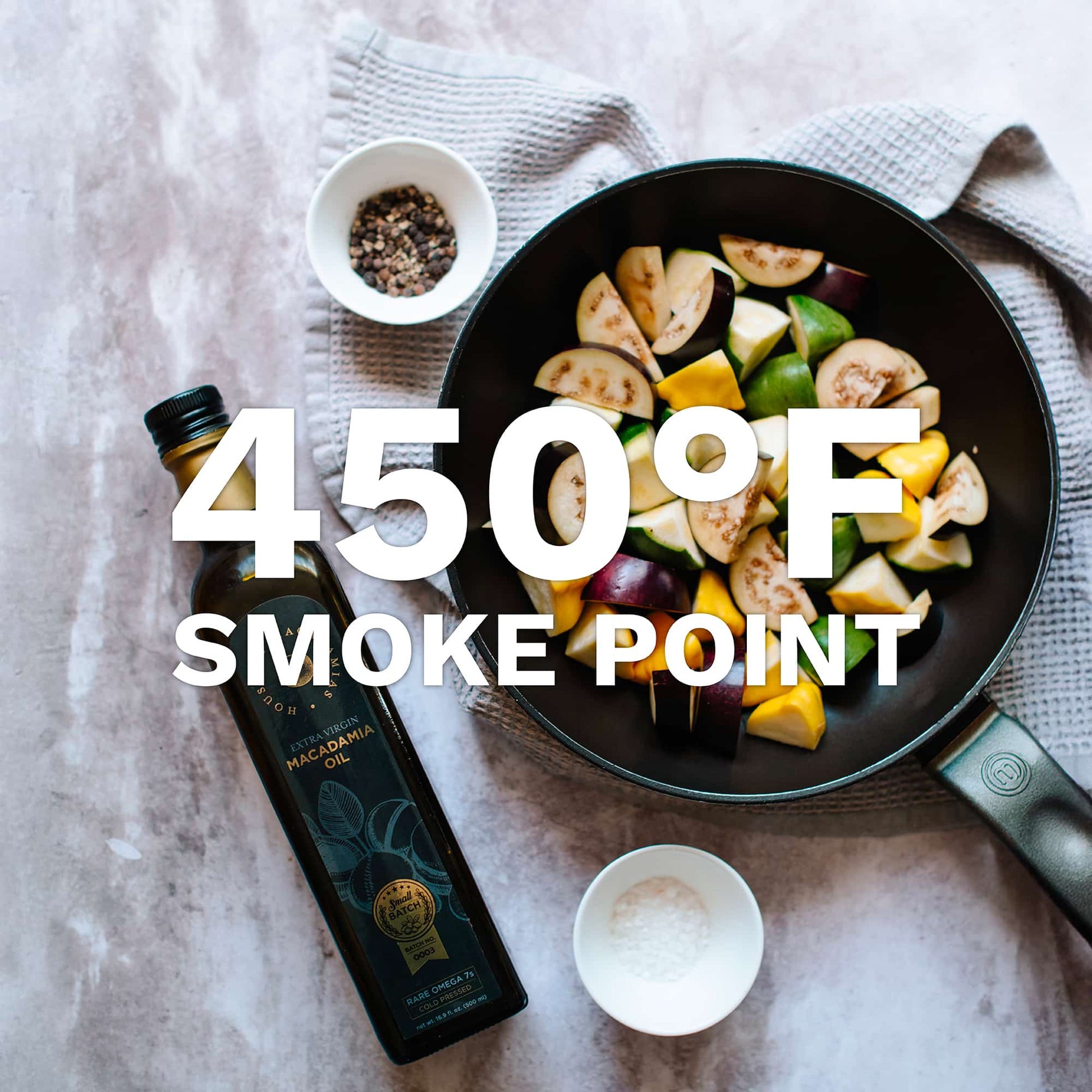 Macadamia Oil Extra Virgin Cold Pressed 16.9 oz.