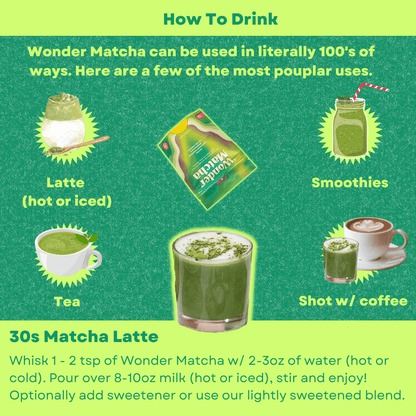 Best Seller Bundle: Wonder Matcha Wonder MCT Focus Creamer (Save 13%)