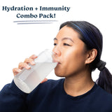 Lemon-Lime Electrolyte Hydration & Strawberry Immune Support Tablets (2) Tube Combo Pack