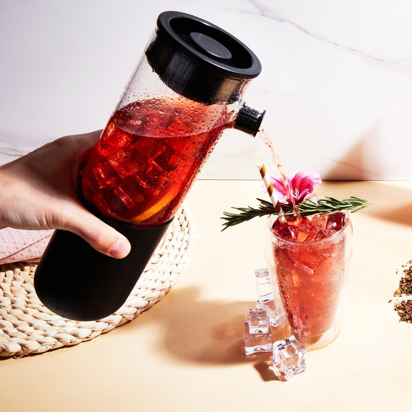 Iced Tea Pitcher with Infuser