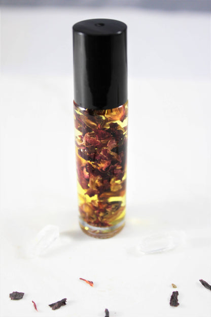 Organic Perfume Oil / Organic Essential Oil Blend / Organic Essential Oils / Roll on Perfume / Perfume Oil / Glass Bottle / Herbal Healing