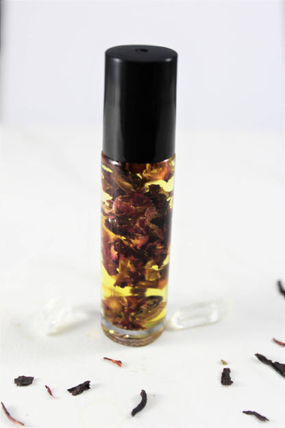 Organic Perfume Oil / Organic Essential Oil Blend / Organic Essential Oils / Roll on Perfume / Perfume Oil / Glass Bottle / Herbal Healing