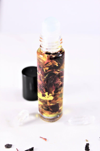 Organic Perfume Oil / Organic Essential Oil Blend / Organic Essential Oils / Roll on Perfume / Perfume Oil / Glass Bottle / Herbal Healing