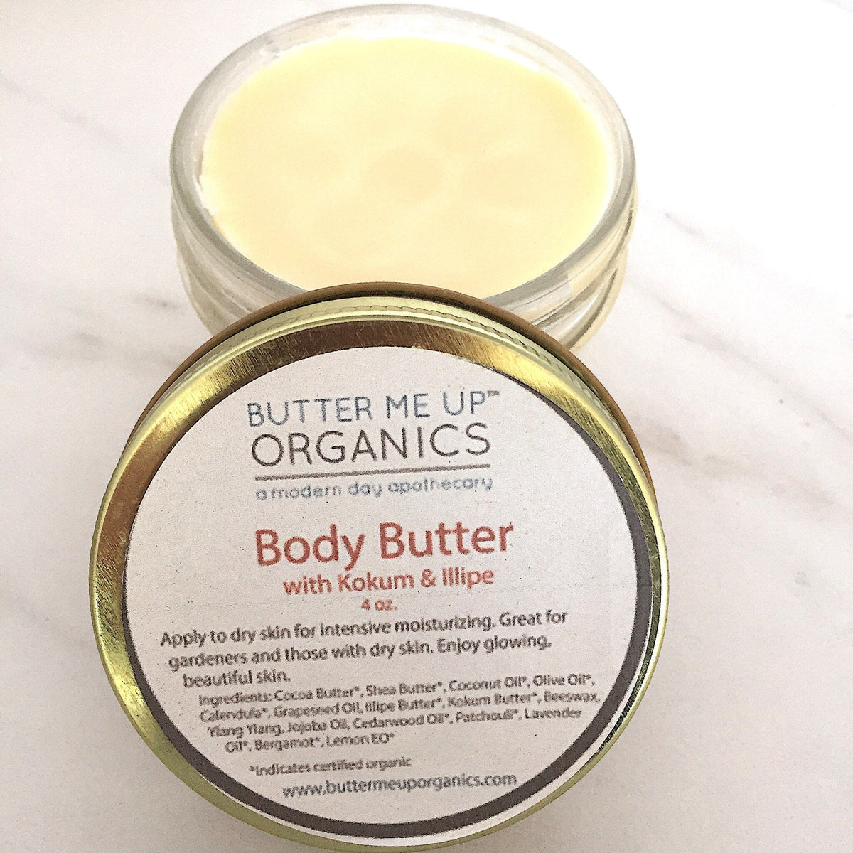 Organic Body Butter / Gardener's Hands / Gardner's Therapy / Elbow Lotion / Heel Lotion / Dry Skin / Dry Hands / Foot Lotion / Hydrating