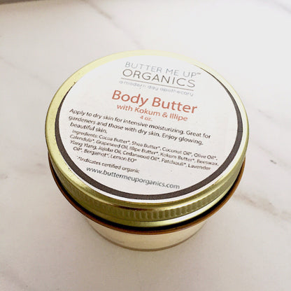 Organic Body Butter / Gardener's Hands / Gardner's Therapy / Elbow Lotion / Heel Lotion / Dry Skin / Dry Hands / Foot Lotion / Hydrating