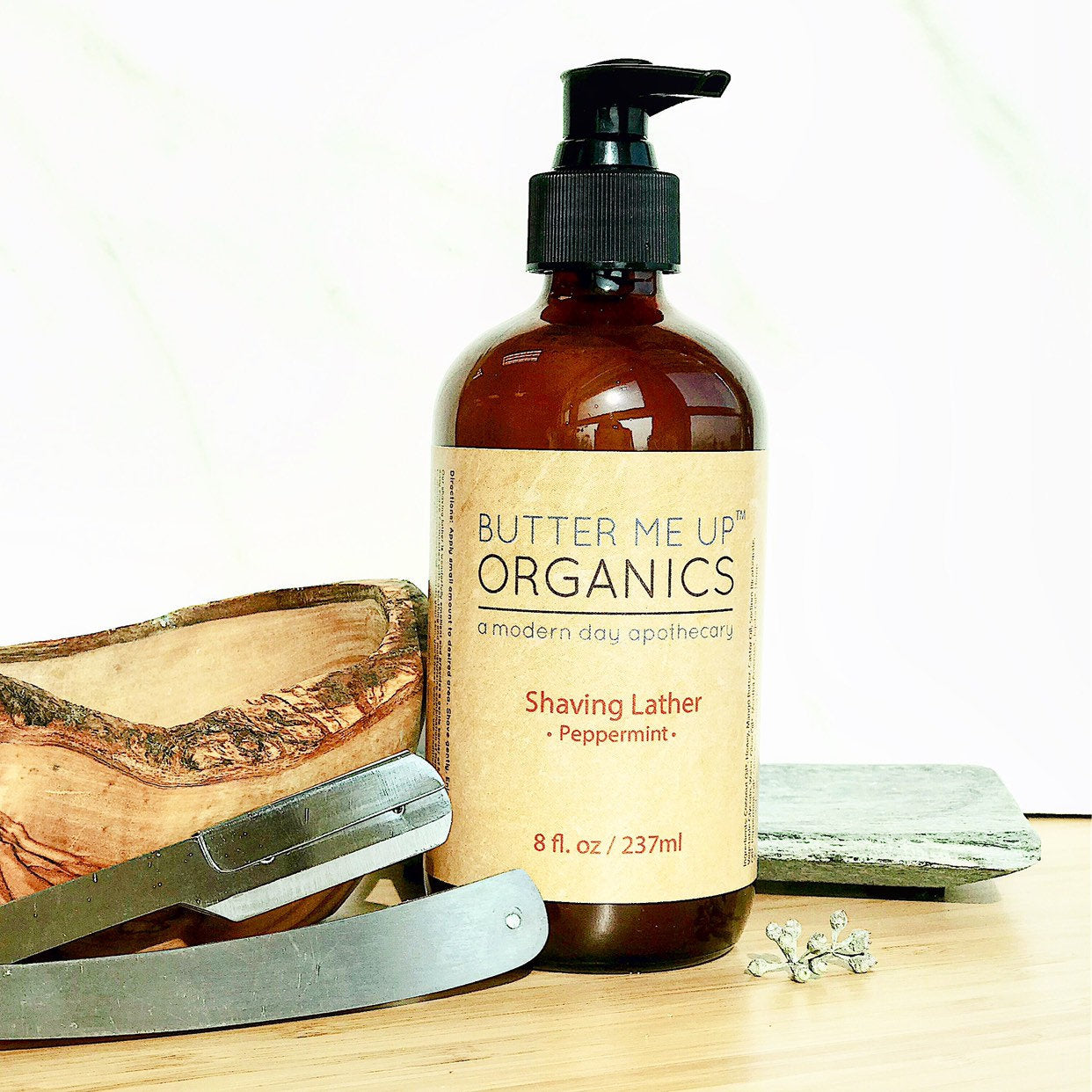 Natural Shaving Lather / Shaving Cream / Organic Shaving