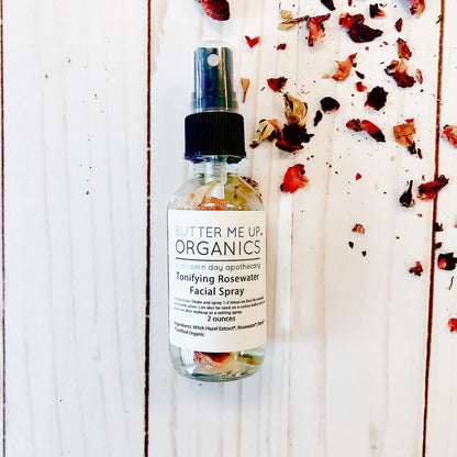 Organic Rosewater Toner / Facial Mist / Makeup Setting Spray / Organic Rosewater / Organic Toner / Organic Setting Spray