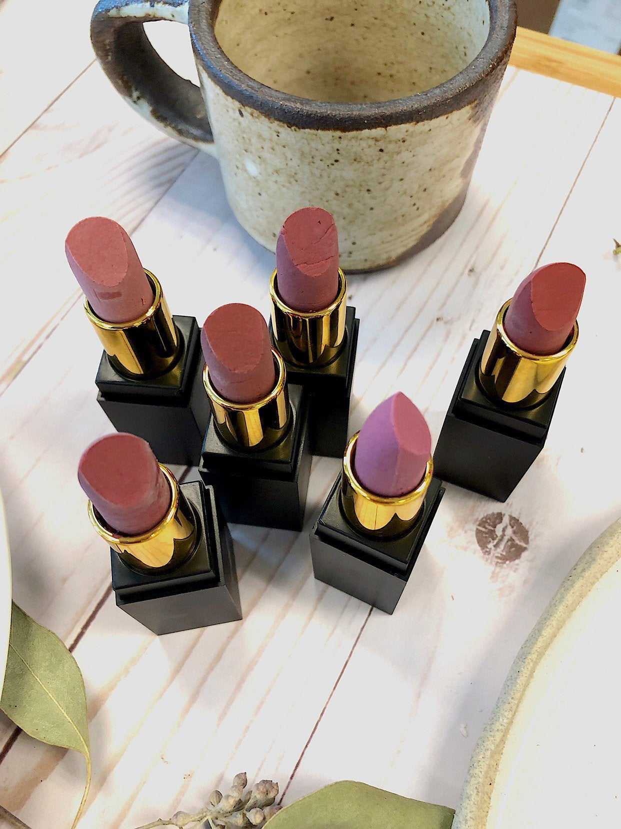 Organic Lipstick / Mineral Lipstick  / Organic Makeup / Butter Me Up Organics