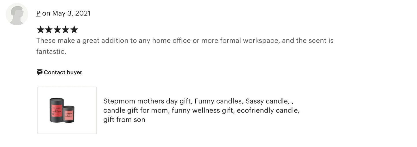 Not Happy, Just Medicated candle by Angsty Addie