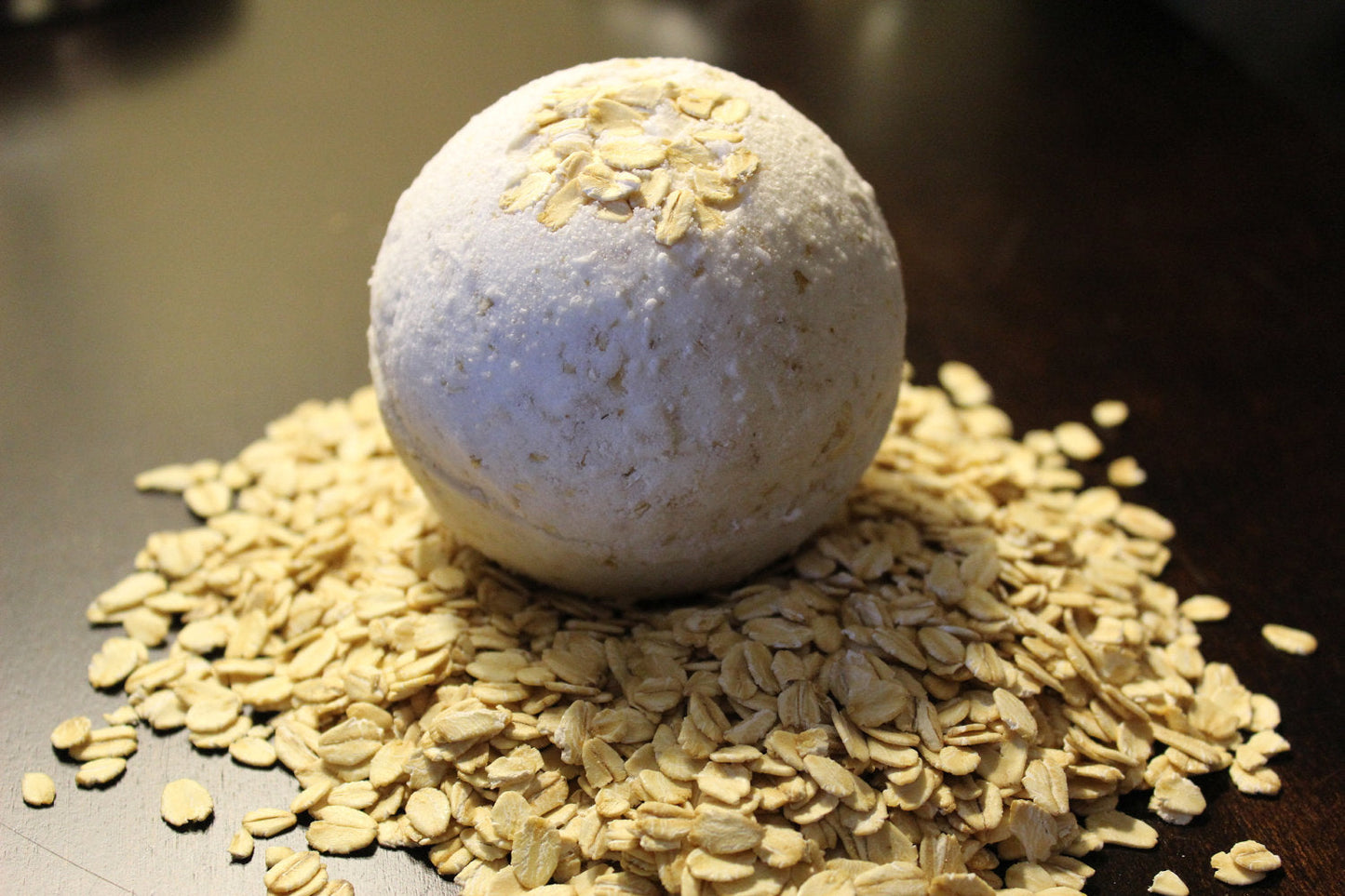 Organic Bath Bomb / Oat N Honey Extra Large Bath Fizz