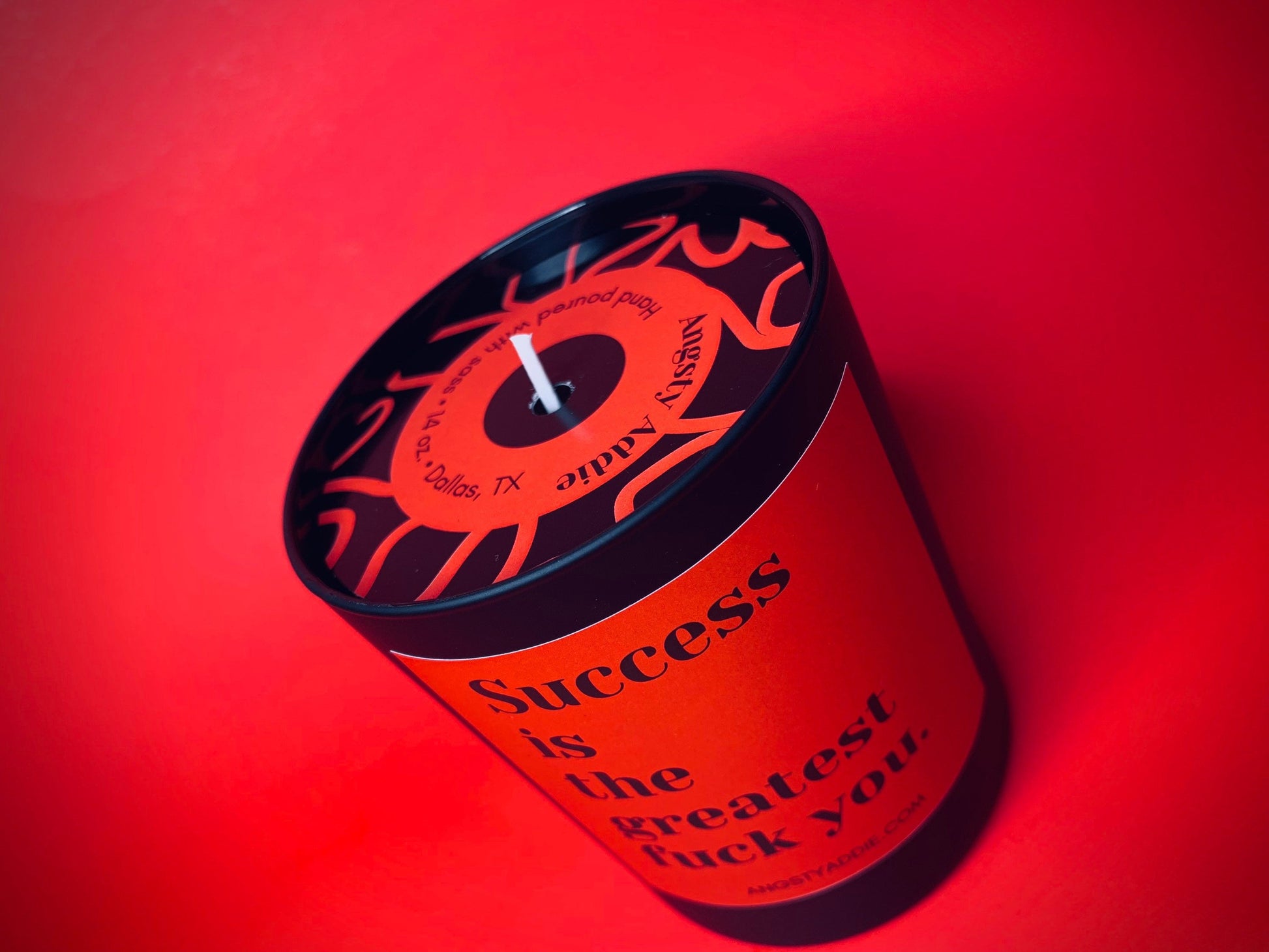 Success Is the Greatest candle by Angsty Addie