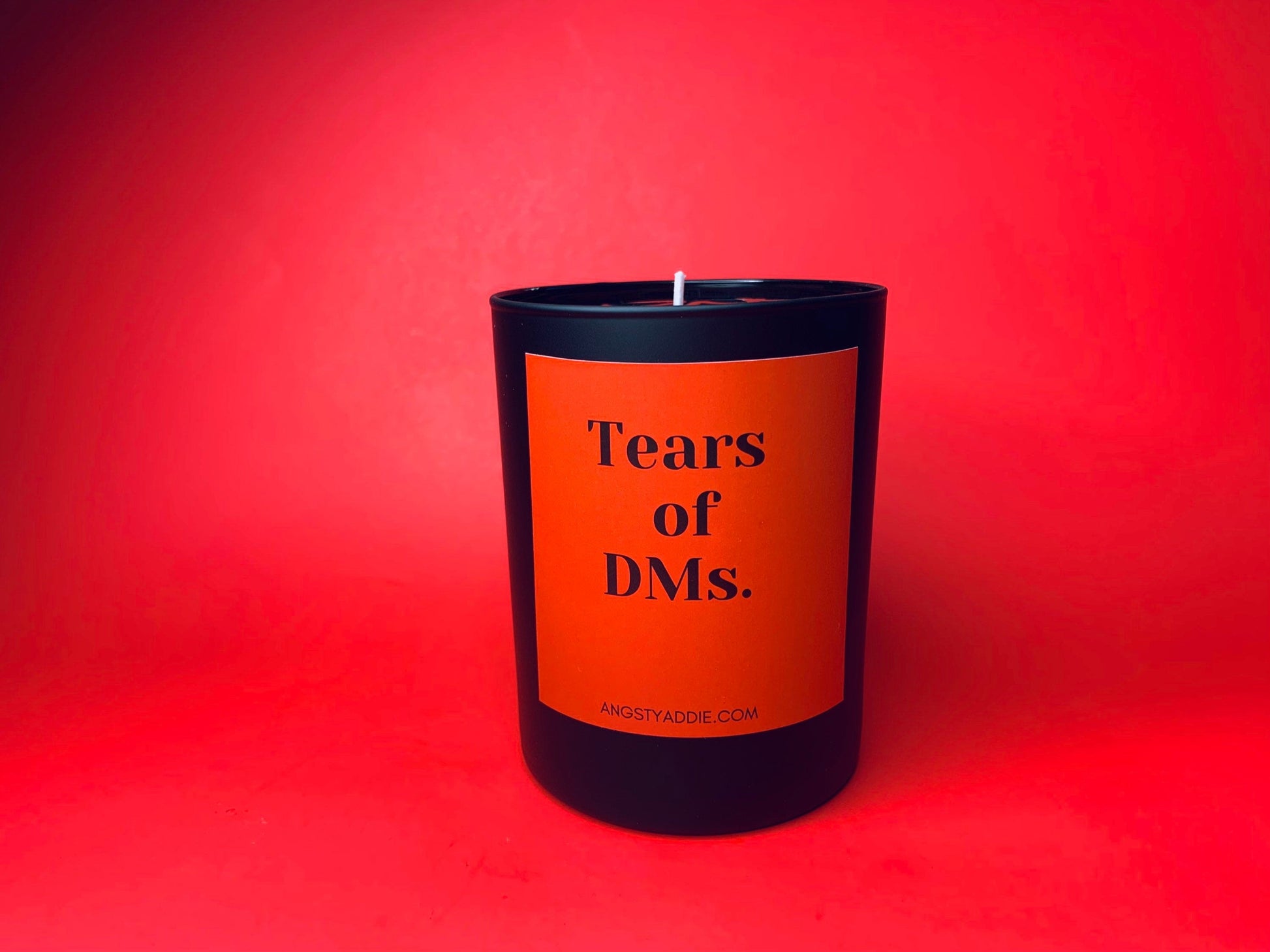 Tears of DMs candle by Angsty Addie