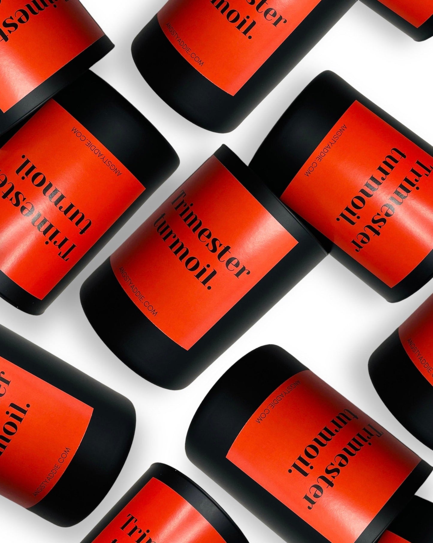 Trimester Turmoil candle by Angsty Addie