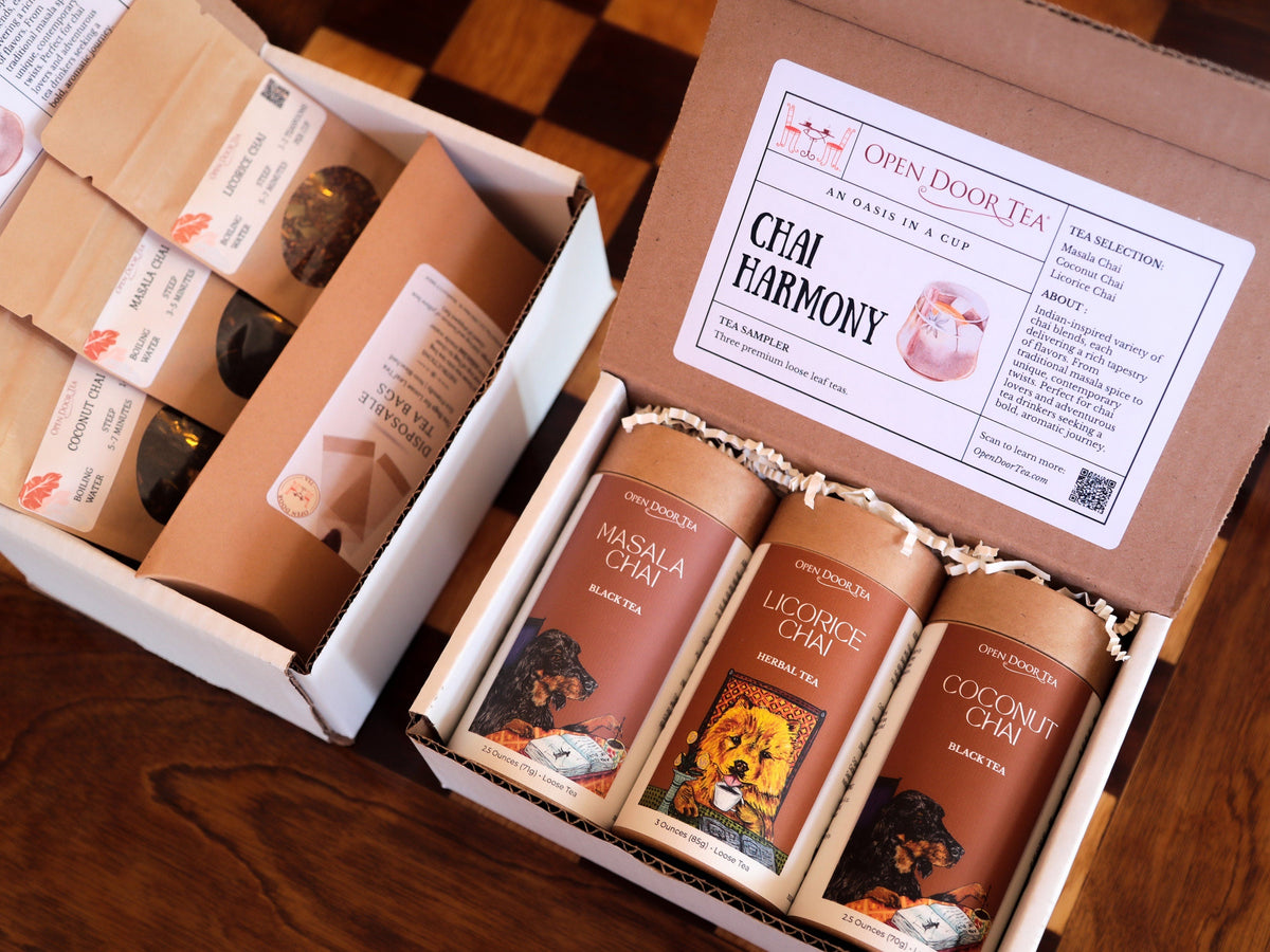 Chai Tea Sampler by Open Door Tea