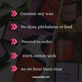 Trimester Turmoil candle by Angsty Addie