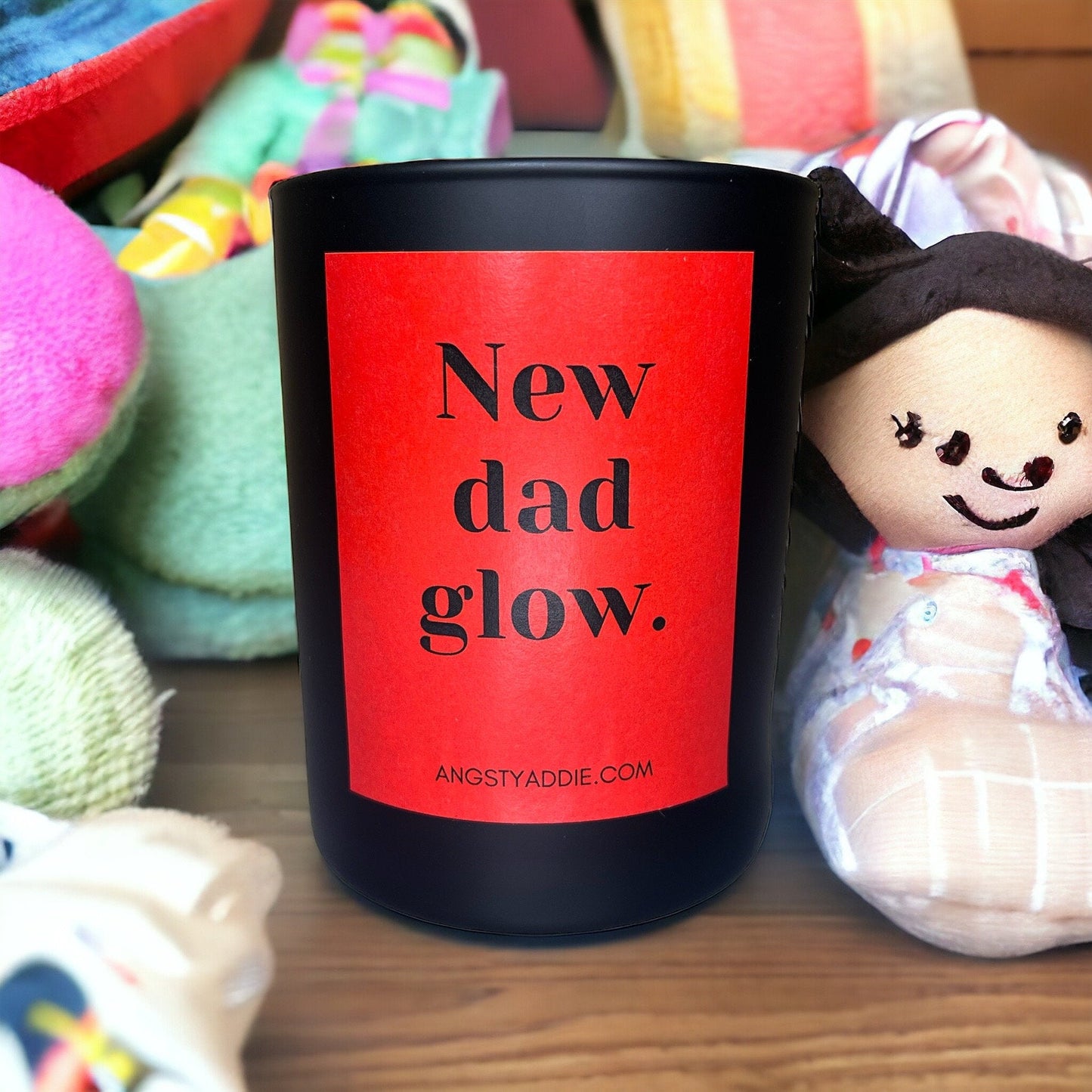 New Dad Glow candle by Angsty Addie