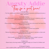 Leo zodiac candle by Angsty Addie