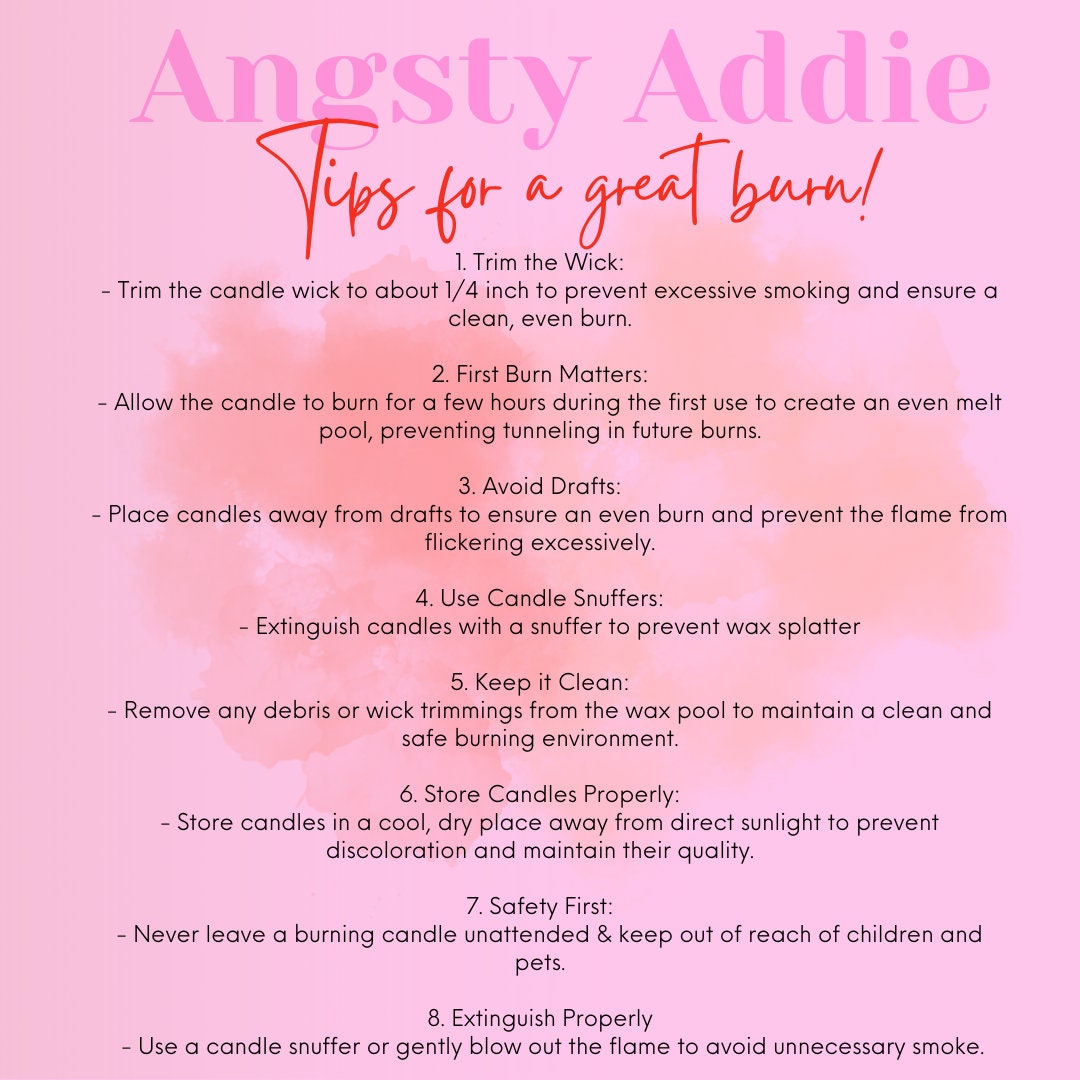 Trimester Turmoil candle by Angsty Addie