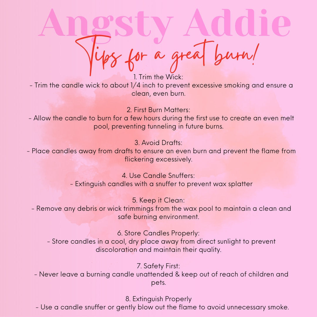 New Dad Glow candle by Angsty Addie