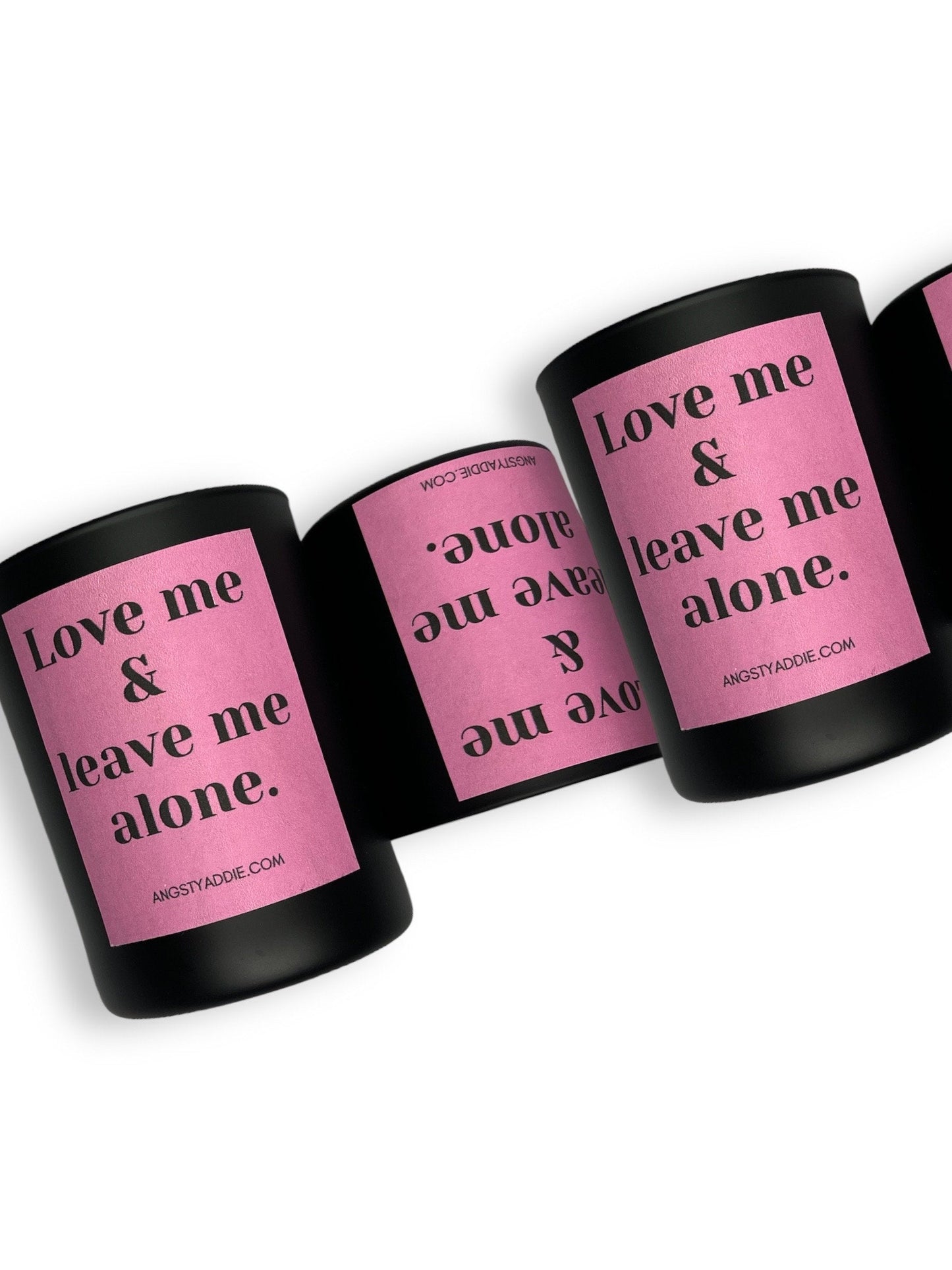 Love Me & Leave Me Alone candle by Angsty Addie