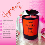 Love Me & Leave Me Alone candle by Angsty Addie
