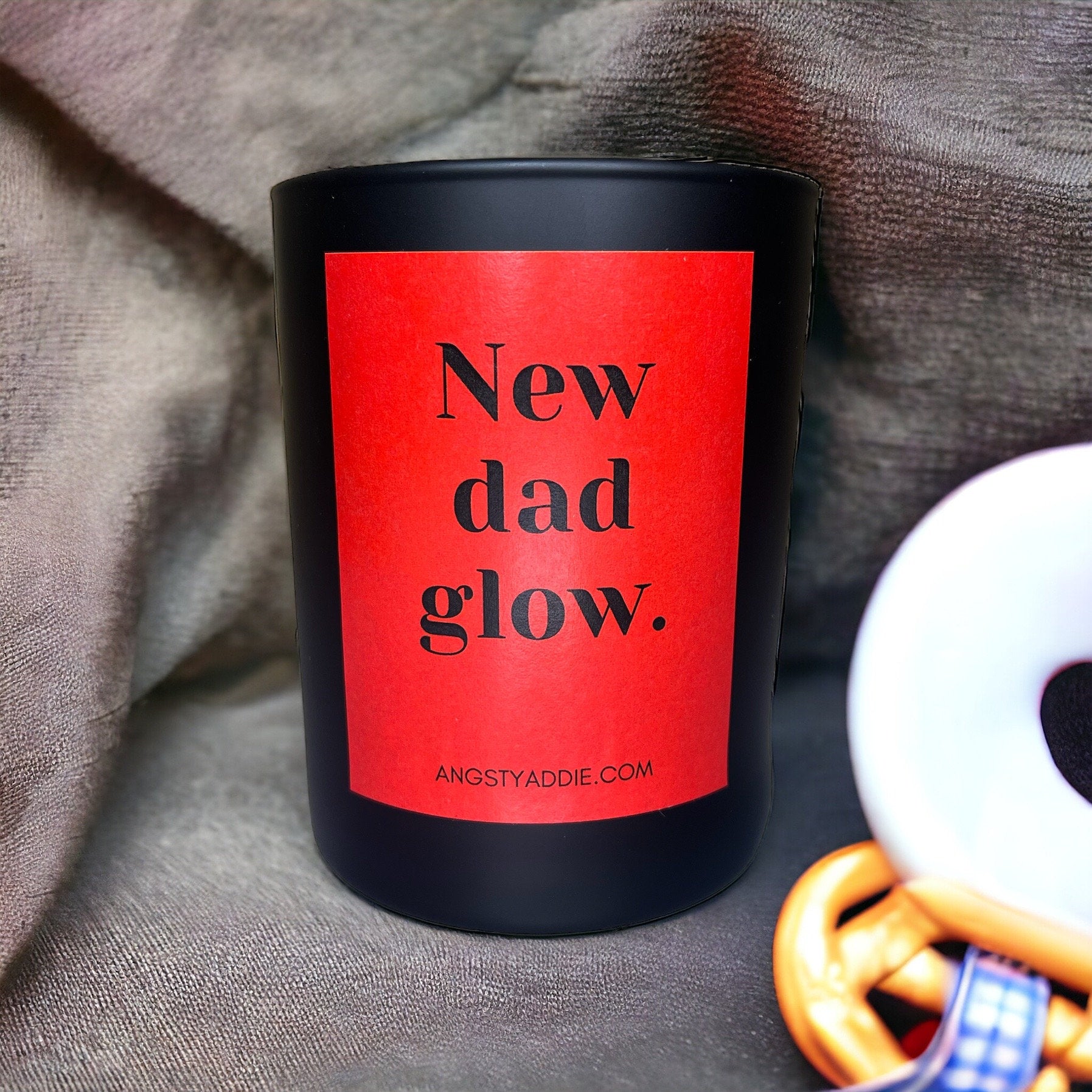 New Dad Glow candle by Angsty Addie