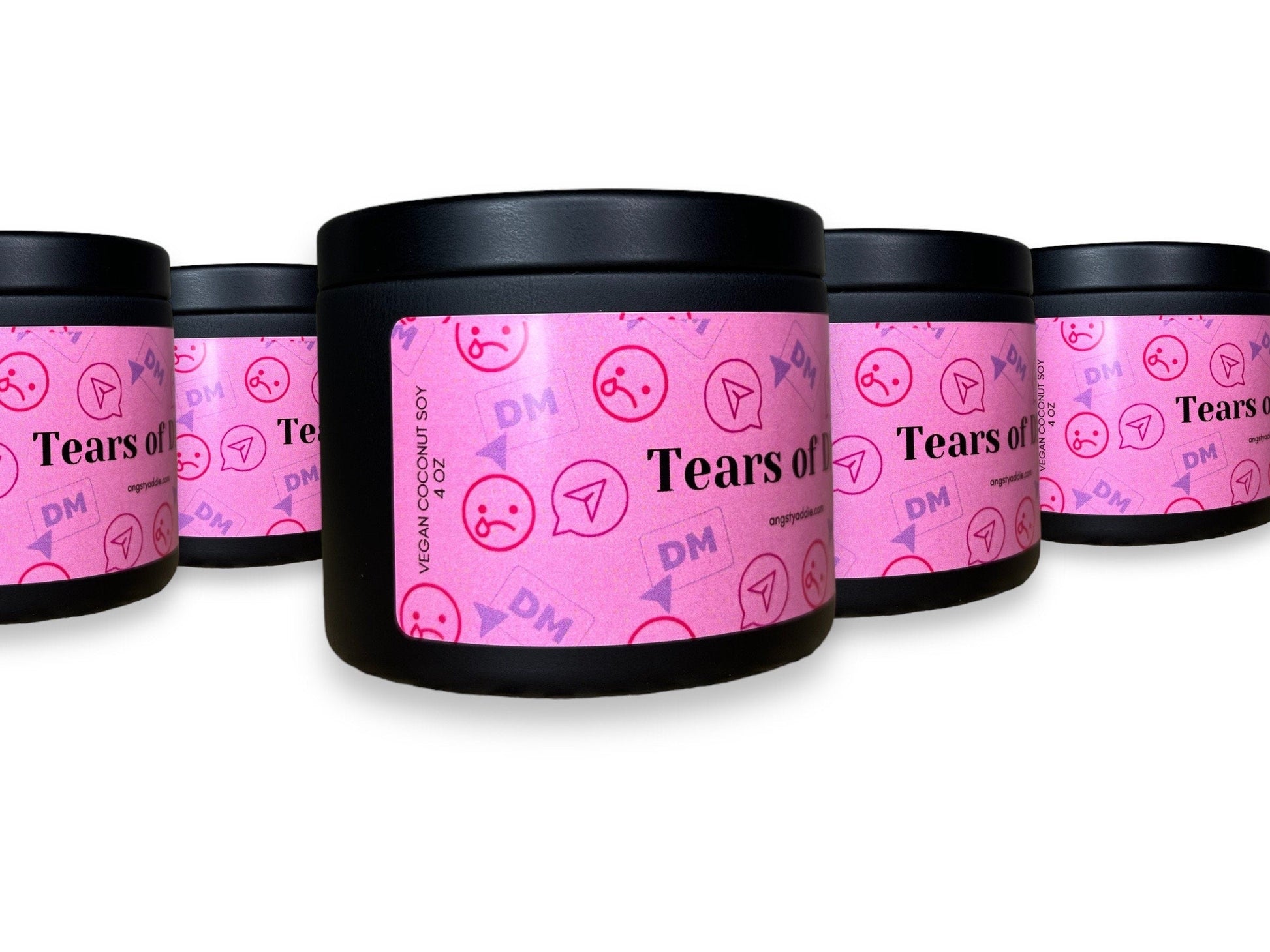 Tears of DMs candle by Angsty Addie