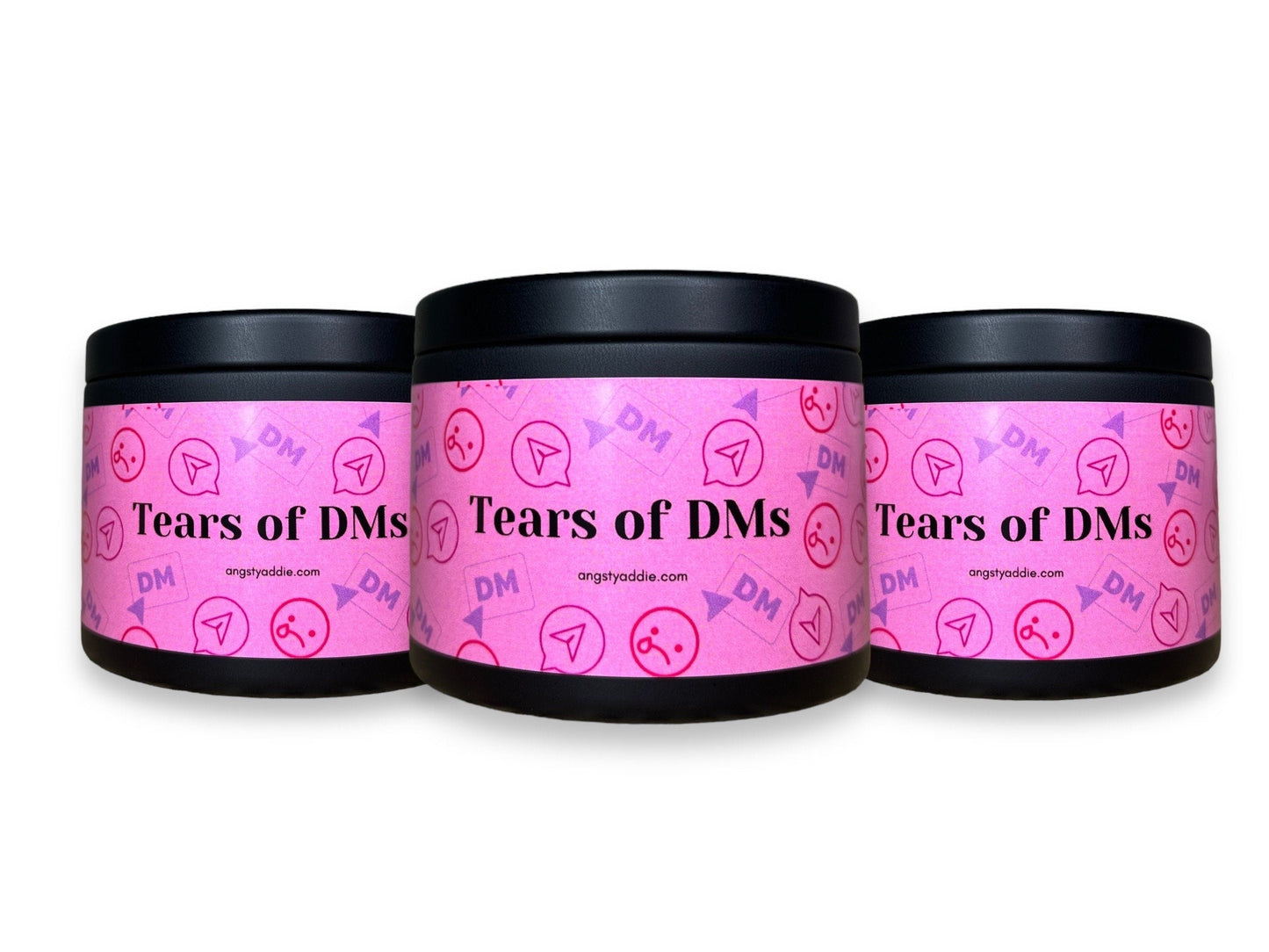 Tears of DMs candle by Angsty Addie